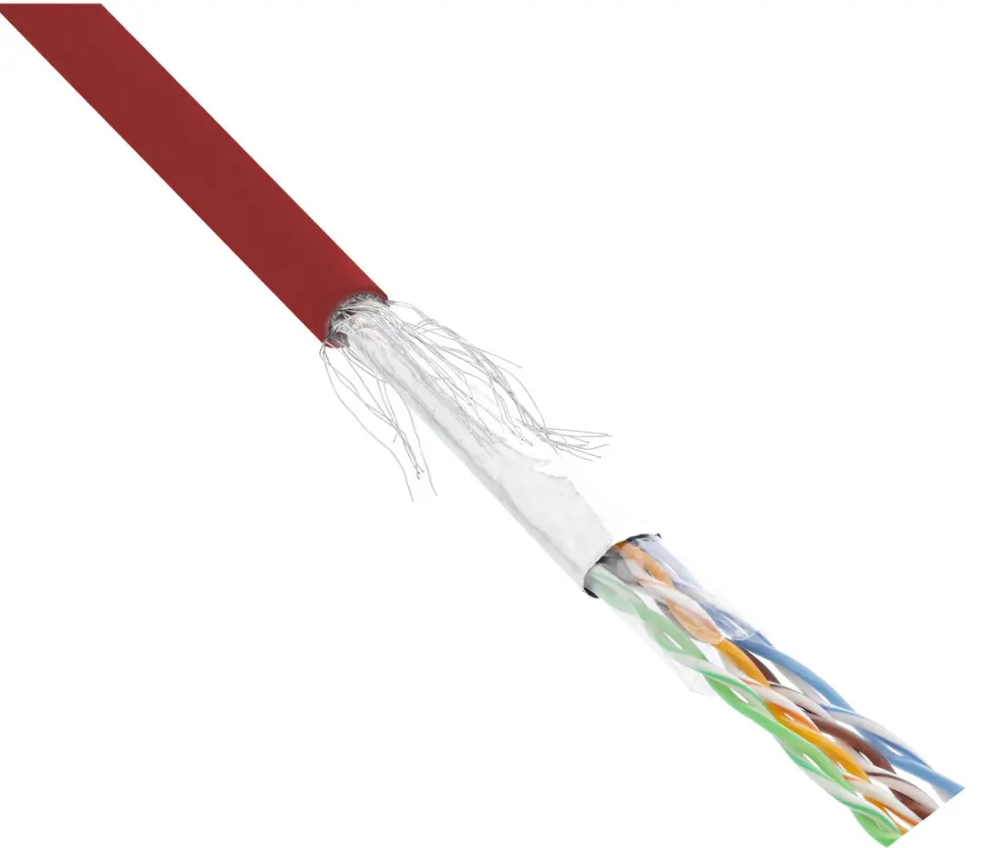 InLine Patchkabel Cat.5e SF/UTP 100m - Rood