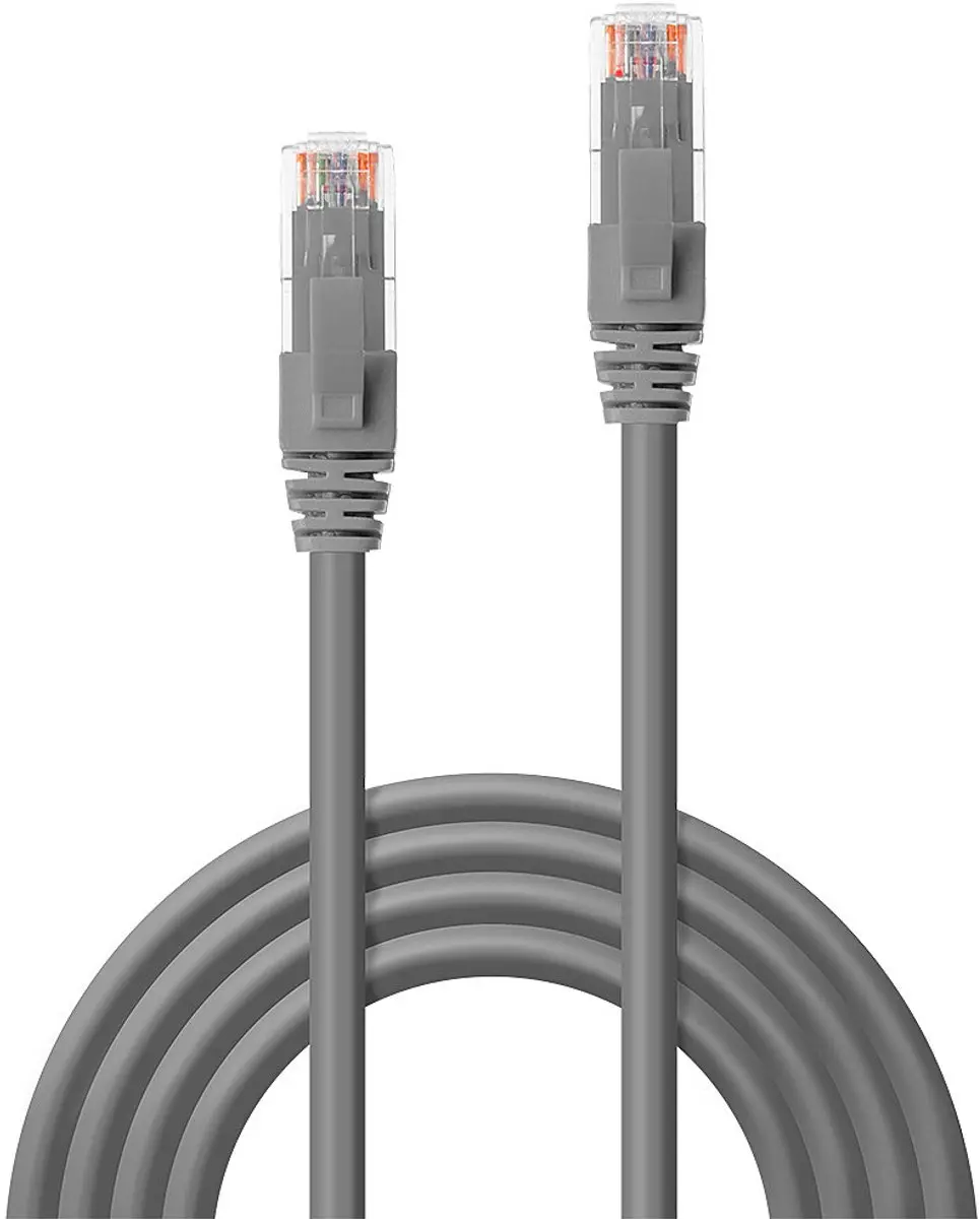 Lindy 45402 RJ45 Netwerkkabel CAT6 - 1m - Grijs