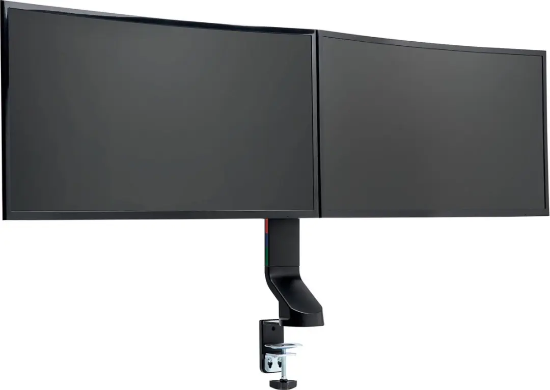 Kensington SmartFit Space-Saving Dubbele Monitorarm K55513WW - tot 27" - 8 kg - Zwart