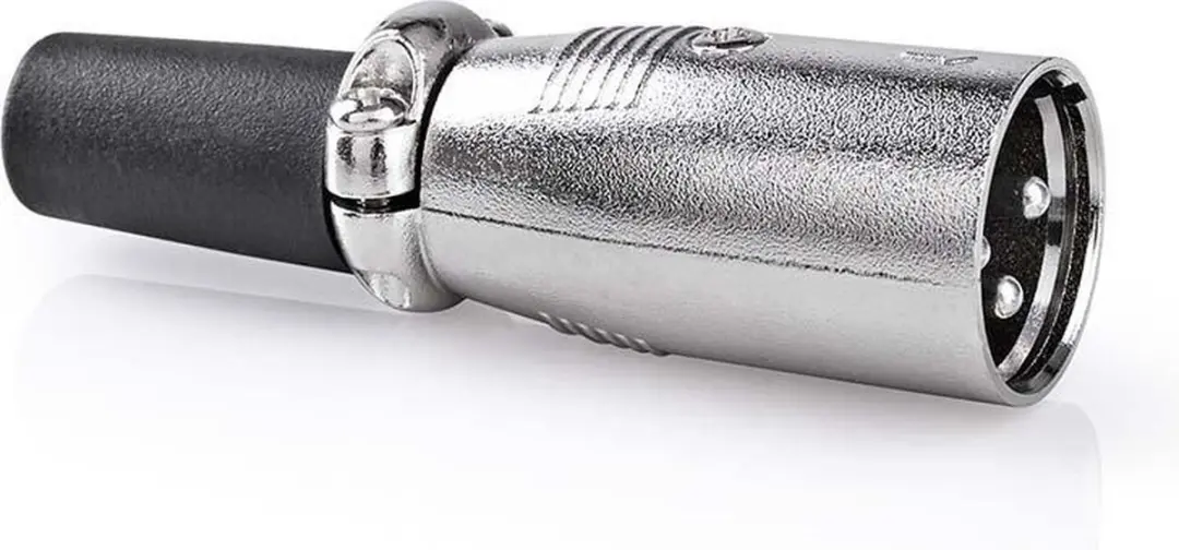 Nedis XLR Male Connector Vernikkeld - 25 Stuks
