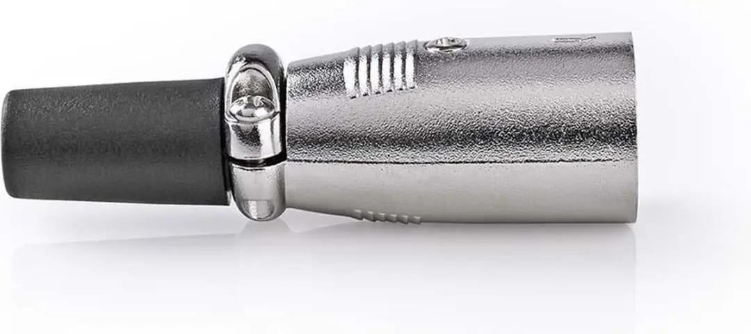 Nedis XLR Male Connector Vernikkeld