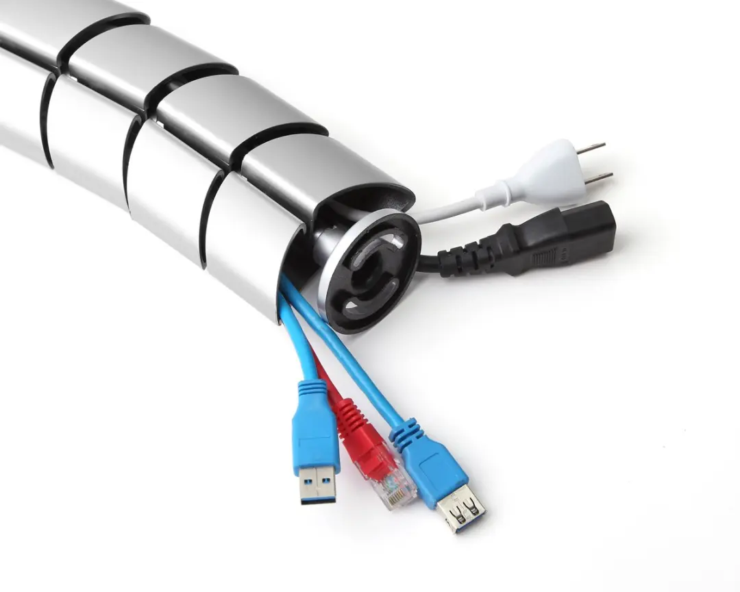 InLine Flexibele Kabelgoot Verticaal 0,80m - Zilver