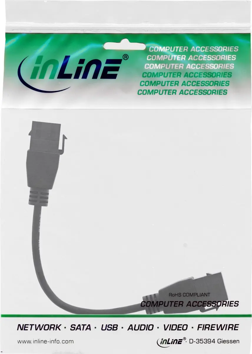 InLine USB-A Keystone Module USB3.0 5Gbps - Zwart