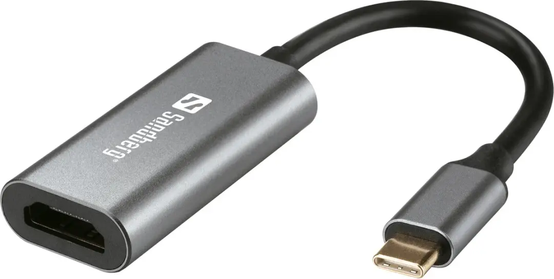 Sandberg 136-12 USB-C naar HDMI Kabel 4K - Wit