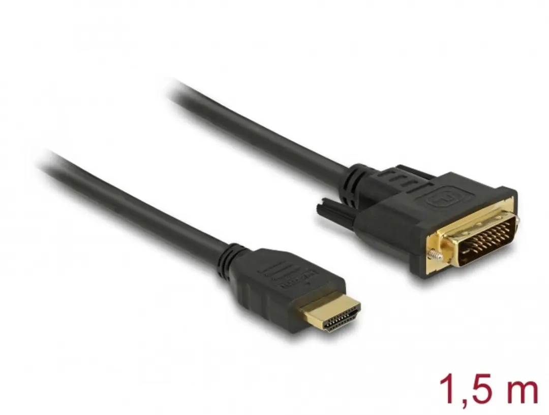 Delock HDMI naar DVI Kabel 24+1