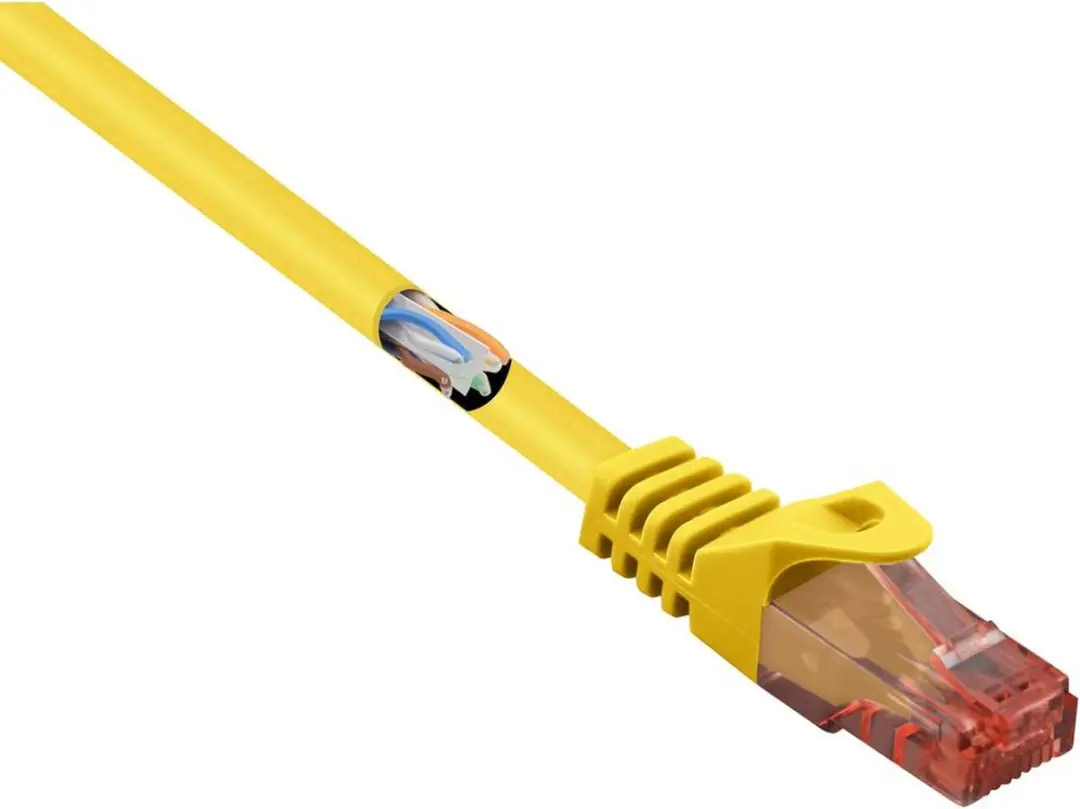 Renkforce RF-5370038 Netwerkkabel CAT 6 Geel 10m