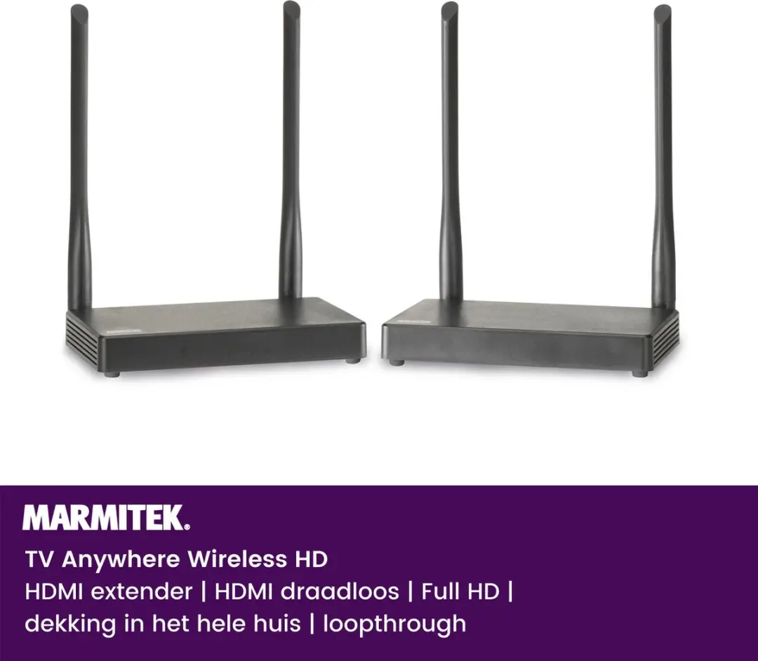 Marmitek TV Anywhere HDMI Draadloos - Full HD - Infrarood Verlenger