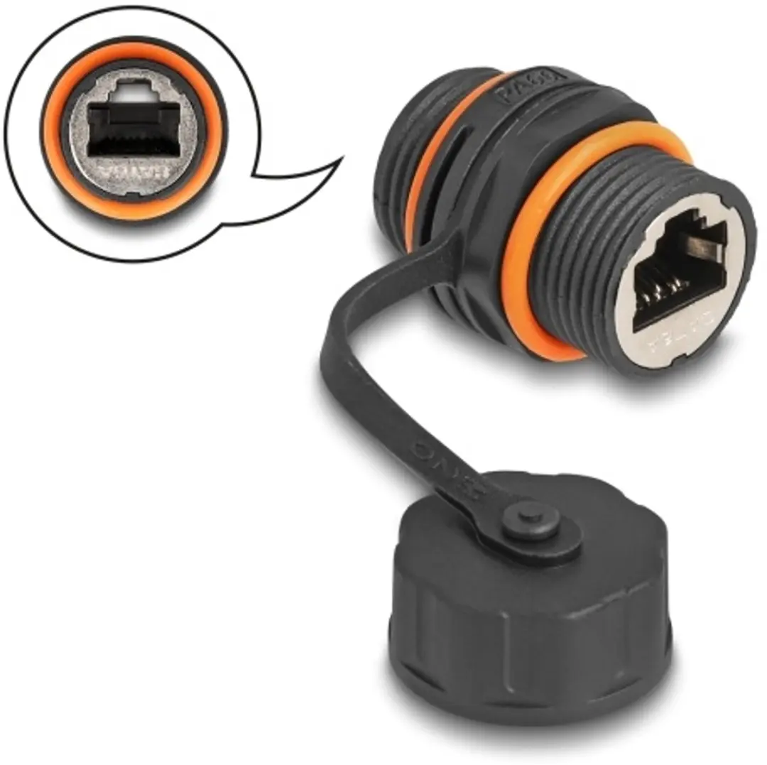 Delock RJ45 Cat.6A Kabelconnector M20