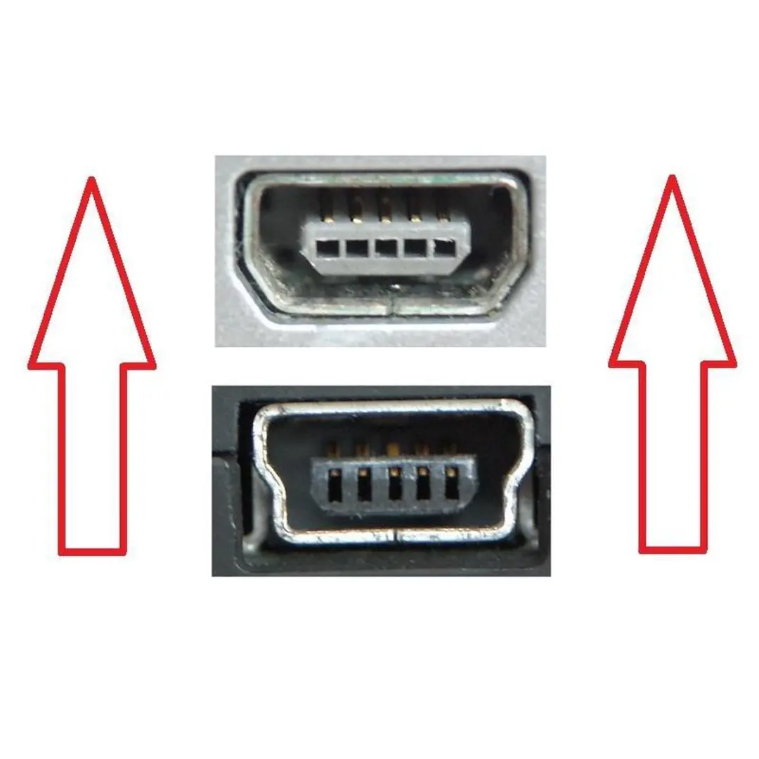 InLine USB Mini B naar USB-A Kabel 2.0 - 0,3m - Zwart