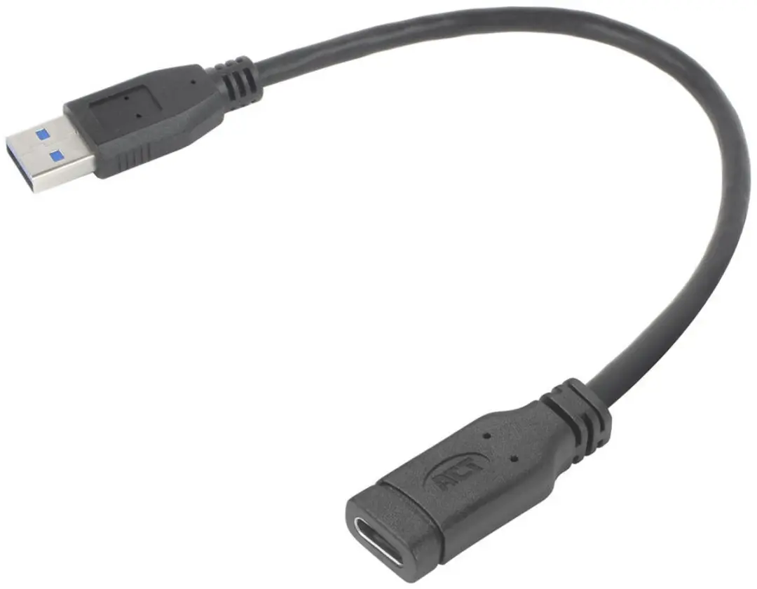 ACT AC7460 USB Type-A naar USB-C Adapterkabel 0,2m