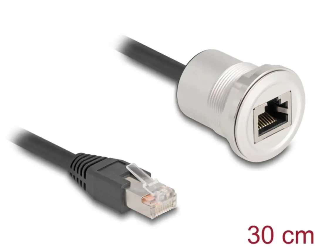 Delock RJ45 Inbouw Jack Cat.5e STP 30cm