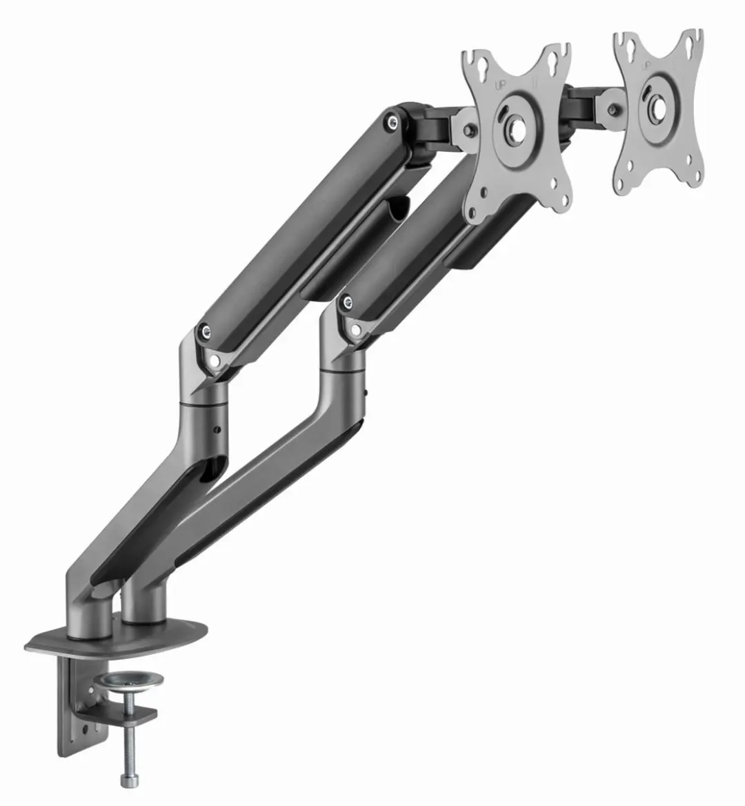 Gembird Dual Monitor Arm MA-DA2-05 - 2x 17-35" - Zwart