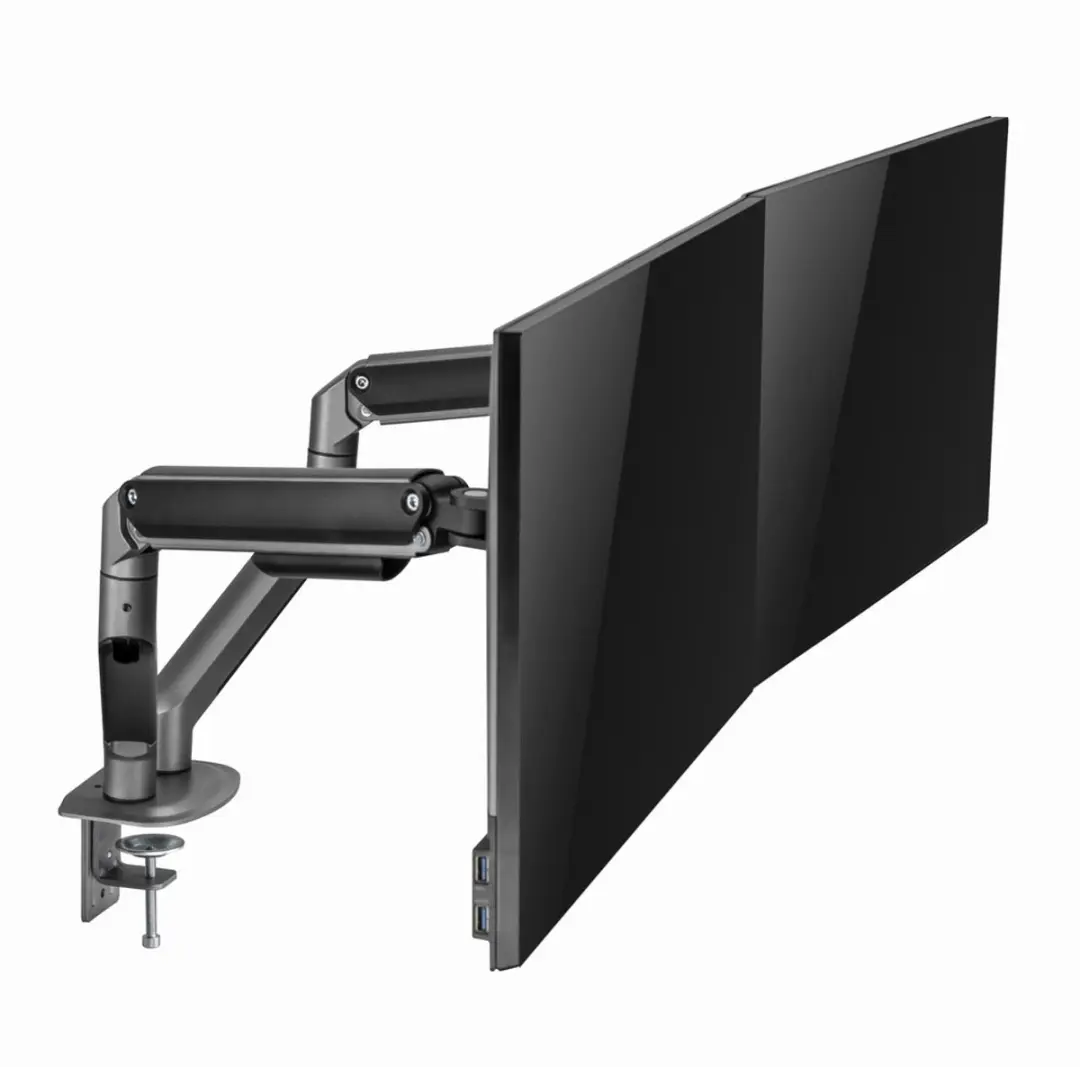 Gembird Dual Monitor Arm MA-DA2-05 - 2x 17-35" - Zwart