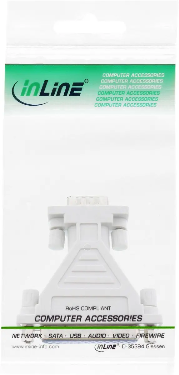 InLine 31249 Tussenstuk 9-pin Sub D - Beige
