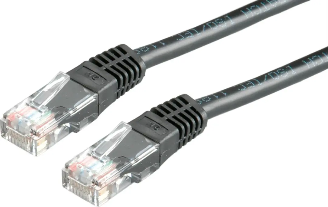 Roline Patchkabel Cat.5e UTP PoE 2m - Zwart