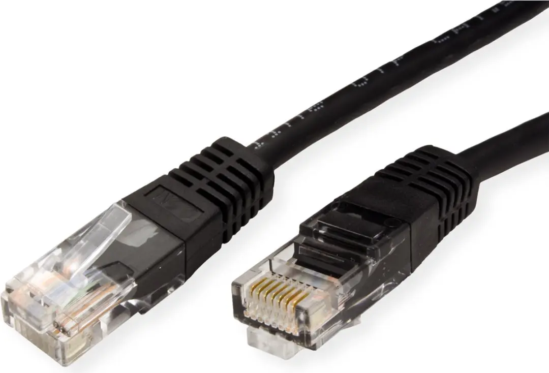 Roline Patchkabel Cat.5e UTP PoE 2m - Zwart