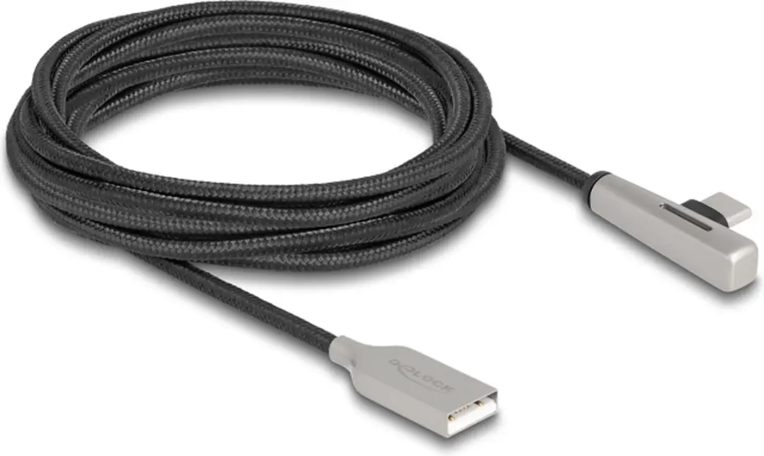 Delock USB 2.0 A naar C Kabel 60W 3m