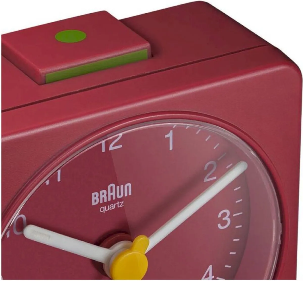 Braun BC02R Analoog Reiswekker - Rood - afbeelding 6 van 6