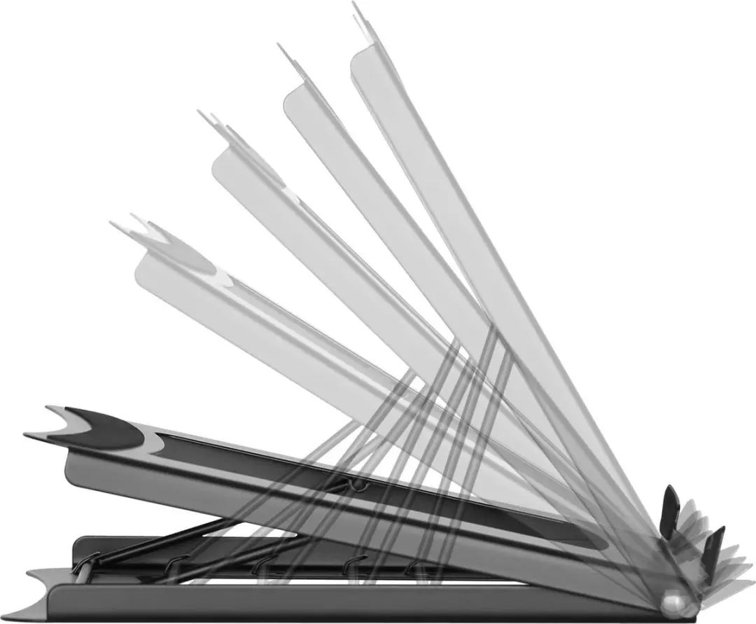 Deltaco DELO-0200 Laptop/Tablet Standaard - Zwart Staal