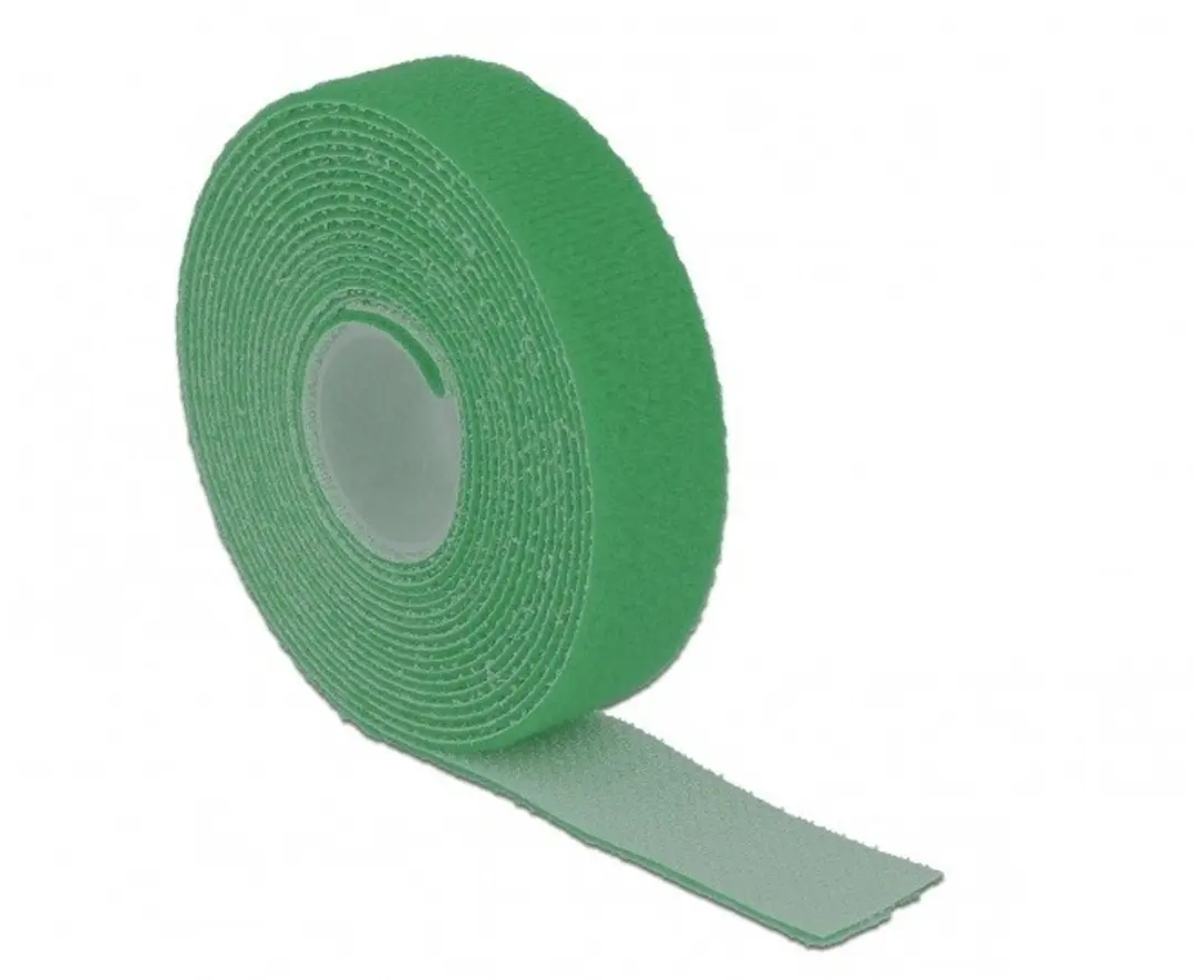 Delock Klittenbandrol 20mm Groen