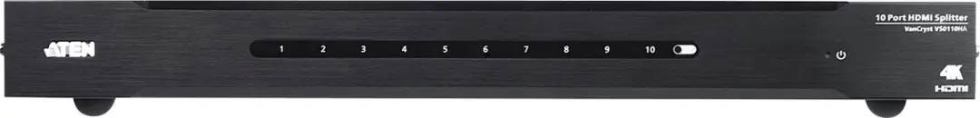 Aten 14017024 10-poorts 4K HDMI-splitter - Zwart