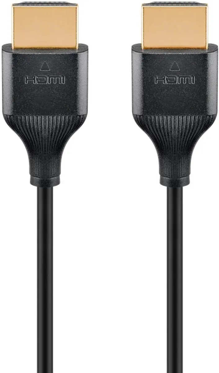 Goobay Slim HDMI High Speed Kabel 0.5m - Zwart