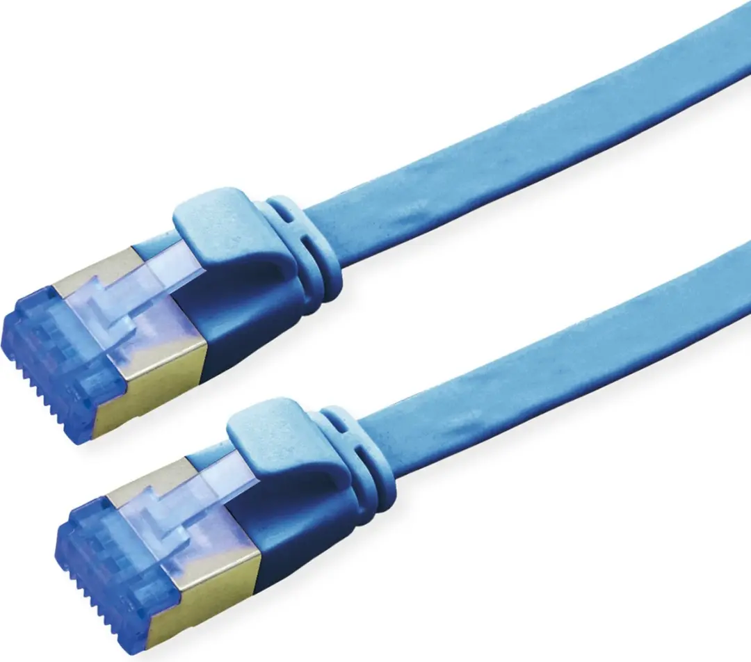 Value FTP Patchkabel Cat.6A Extra Plat 0,5m - Blauw