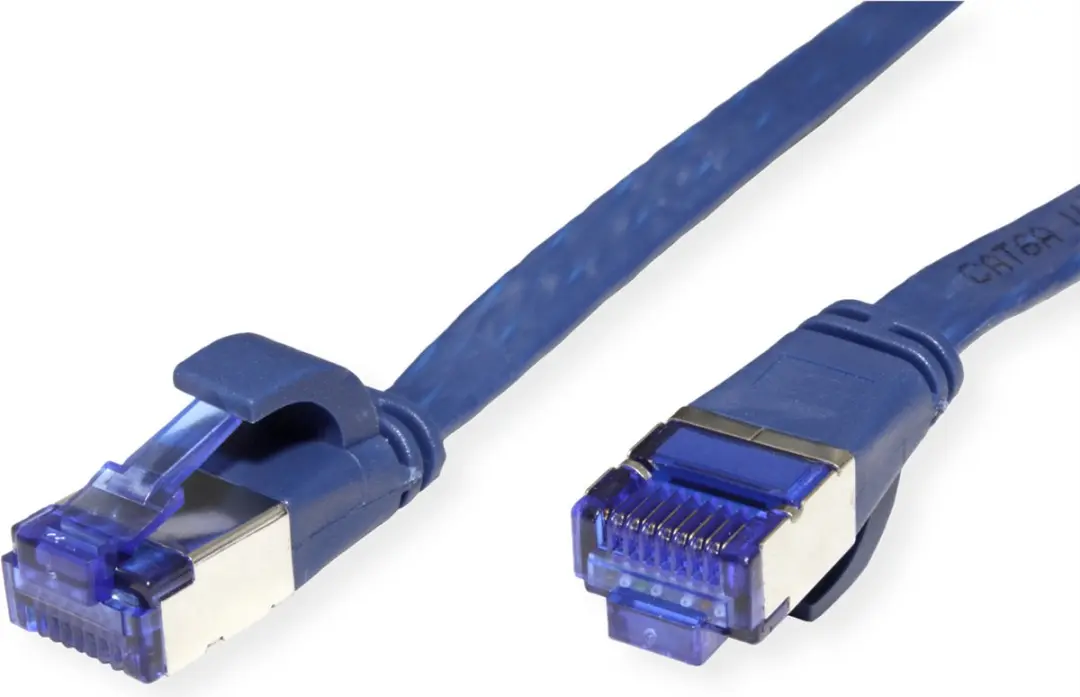 Value FTP Patchkabel Cat.6A Extra Plat 0,5m - Blauw