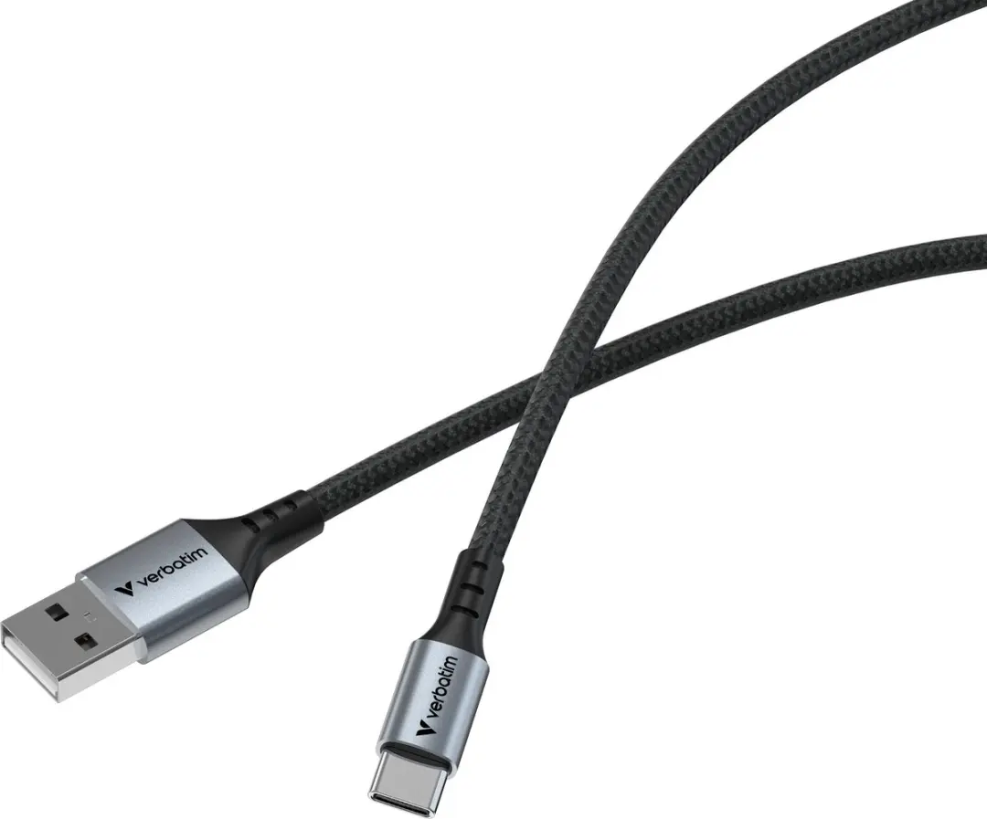 Verbatim USB-A naar USB-C Kabel 120cm - Transparant