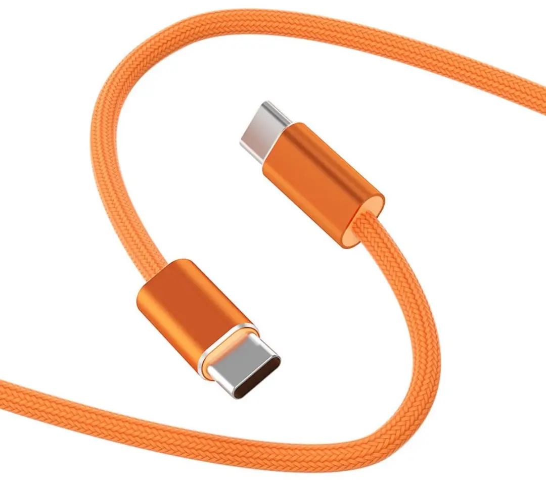 WiWu USB-C Kabel 240W Fast Charge - 1.5m - Oranje