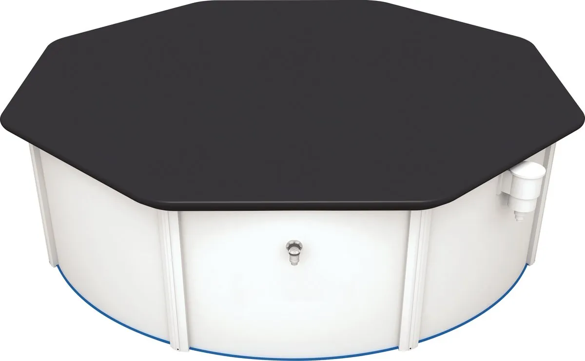 Bestway Flowclear Hydrium Dekzeil Rond 401cm - Grijs