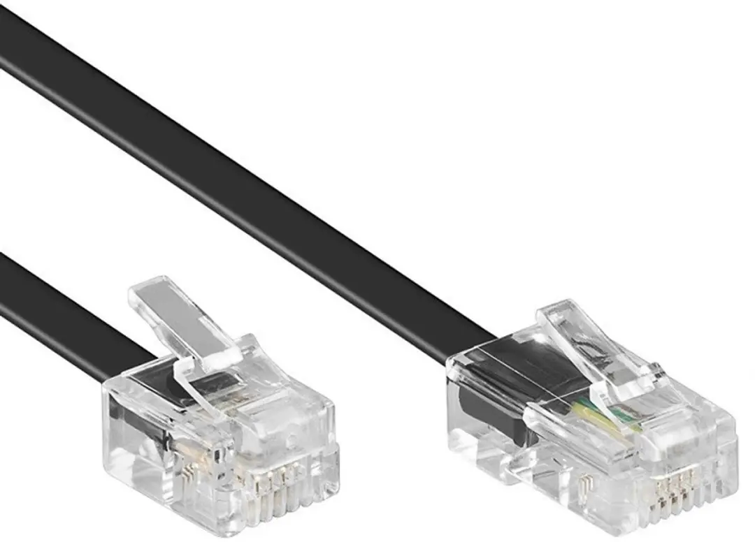 Goobay DSL Modem/Router Kabel RJ11-RJ45 10m - 10 Stuks
