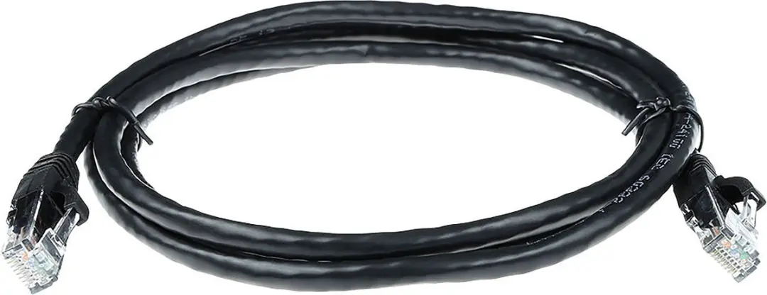 ACT IS8902 U/UTP CAT6 Patchkabel 2m - Zwart