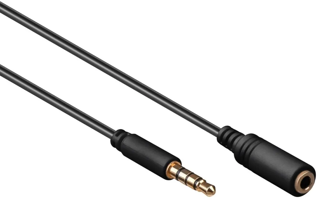 Goobay 3,5mm Jack 4-polig AWG28 Verlengkabel