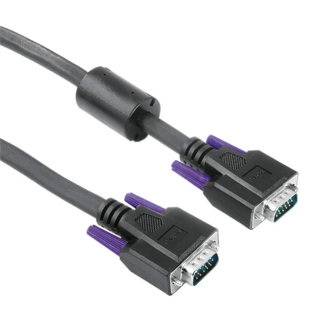 Hama VGA Kabel 15-polig 3m - Zwart