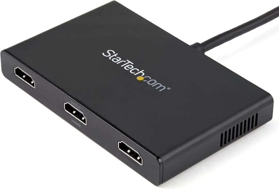 Startech MSTMDP123HD Mini DisplayPort naar 3x HDMI Adapter - Zwart