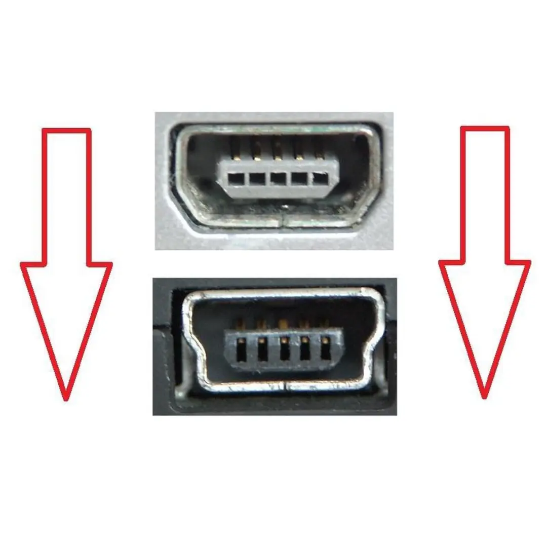InLine USB Mini B naar USB-A Kabel 2.0 - 0,3m - Zwart