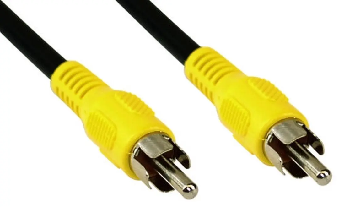 InLine Tulp Composiet Videokabel 1m - Zwart