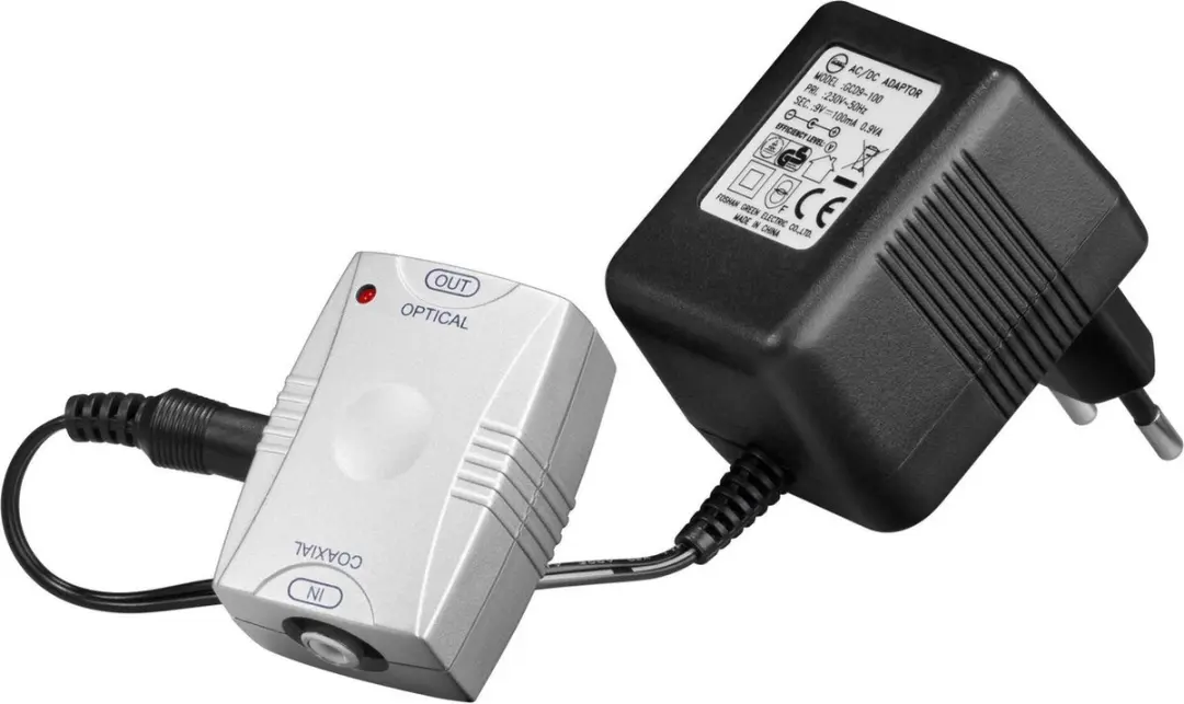 Goobay OKS-75387 Coaxiaal naar Toslink Optisch Converter