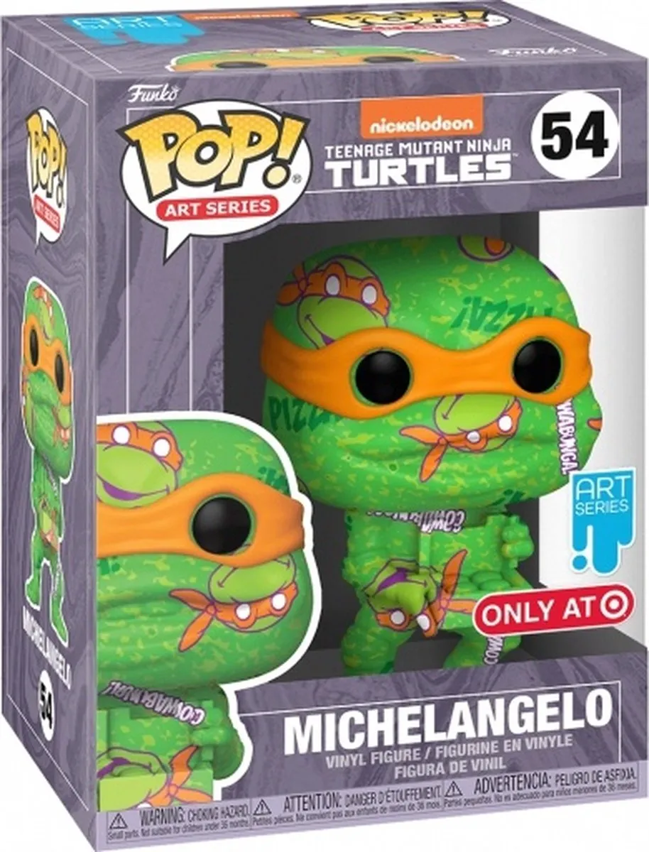 Funko POP! Michelangelo Art Series TMNT 10cm - #54