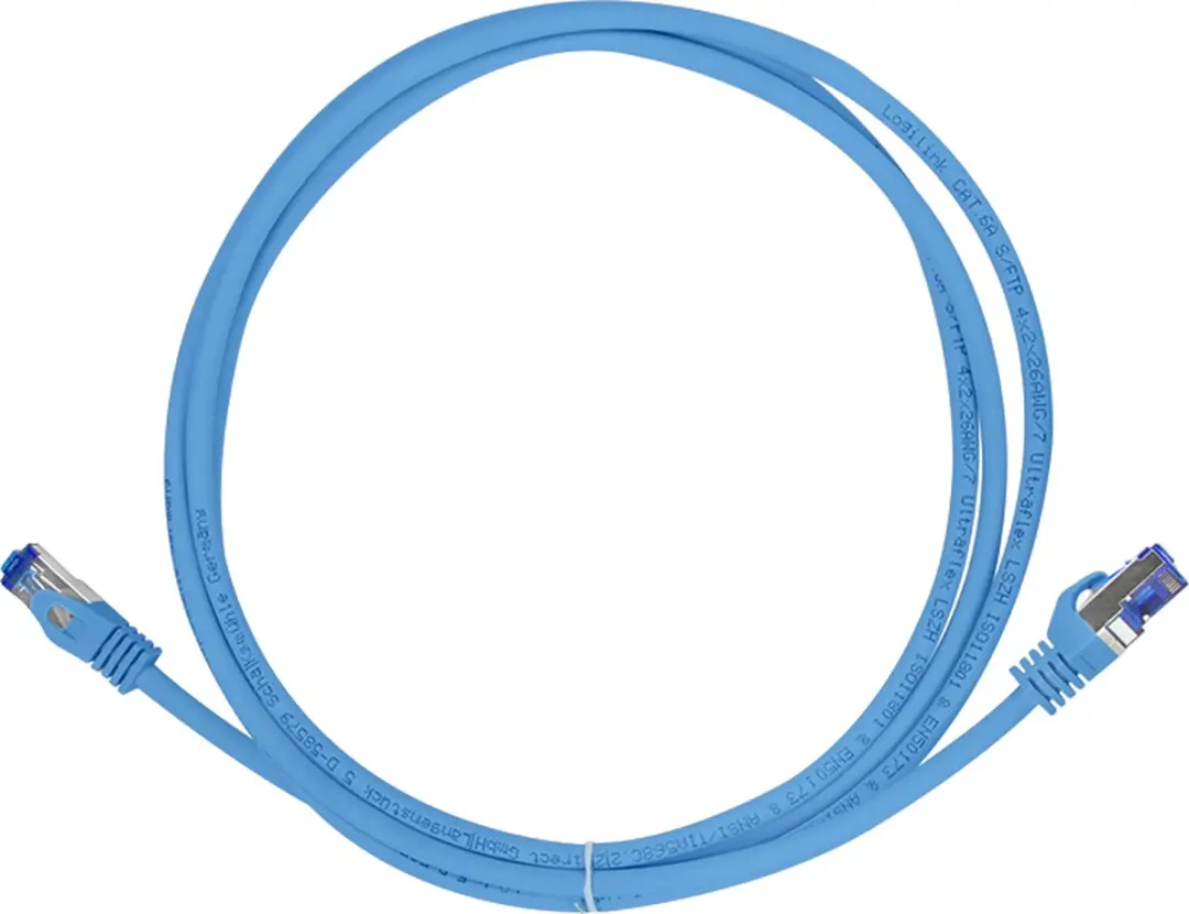 Logilink C6A116S RJ45 Kabel CAT 6A 20m - Blauw