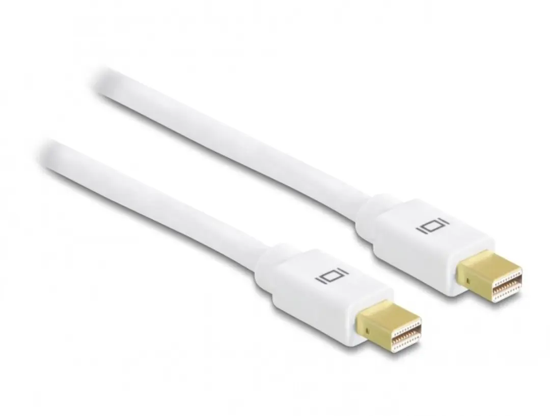 Delock Mini DisplayPort Kabel 1.2 - 0,5m - Wit