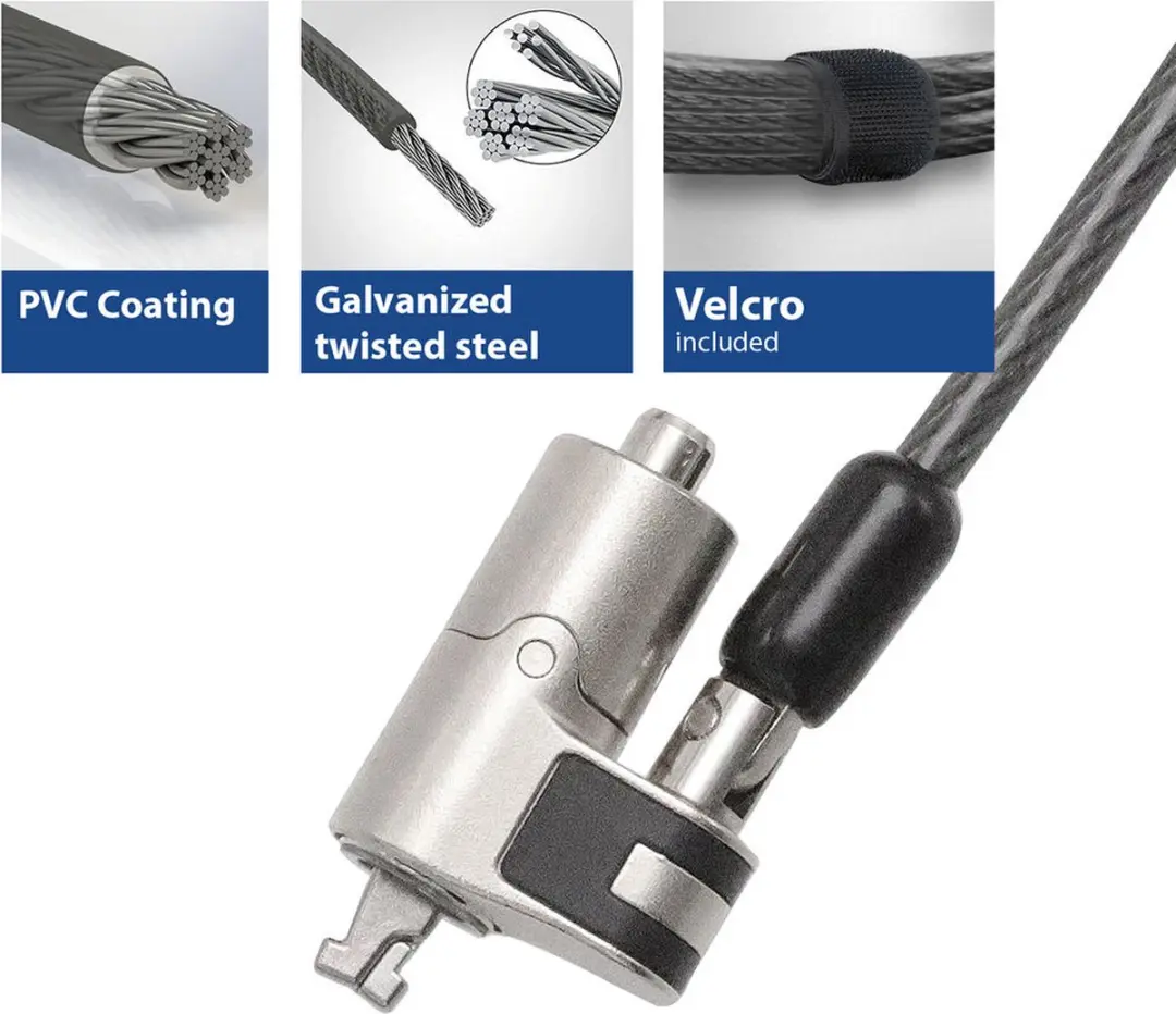 ACT AC9030 Nano Laptopslot - Zilver - 2m
