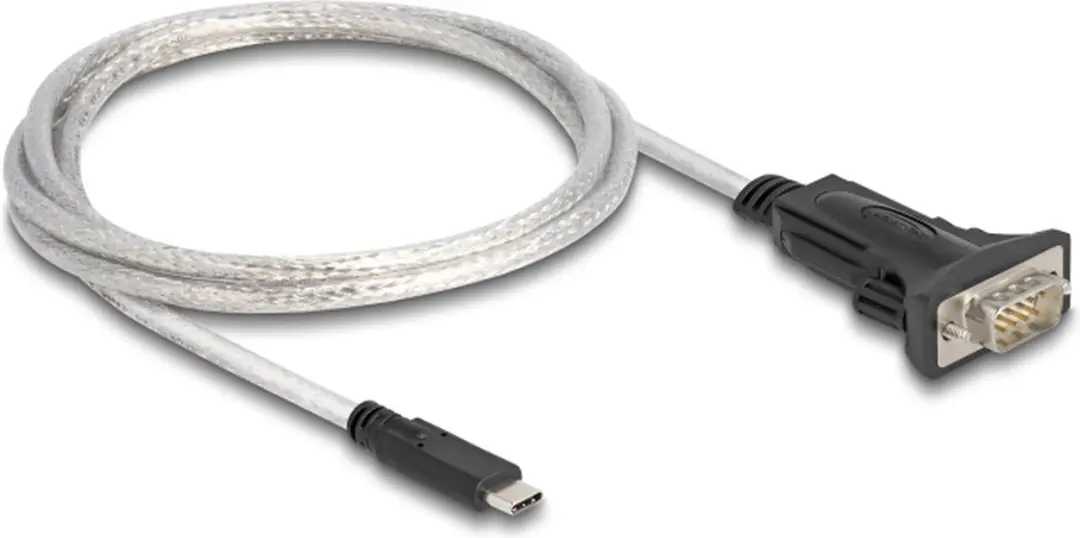 Delock USB-C naar RS-422/485 Adapter 6-pins - 5V - 1m - Zwart