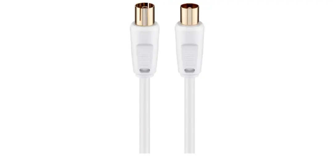 Goobay Antennekabel 80dB 1.5m - Wit