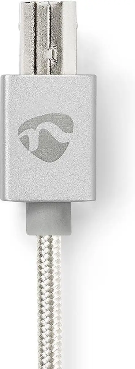 Nedis USB 2.0 A-B Kabel 2m - Verguld - 10W/480Mbps