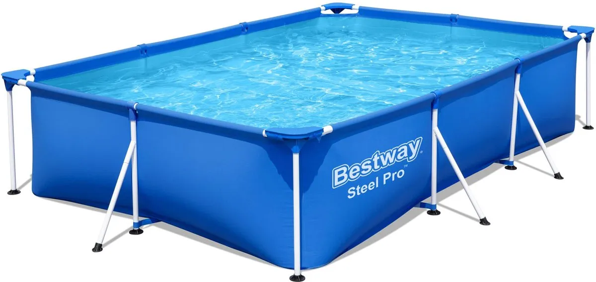 Bestway 300x201x66cm Opzetzwembad - Blauw - Incl. pomp