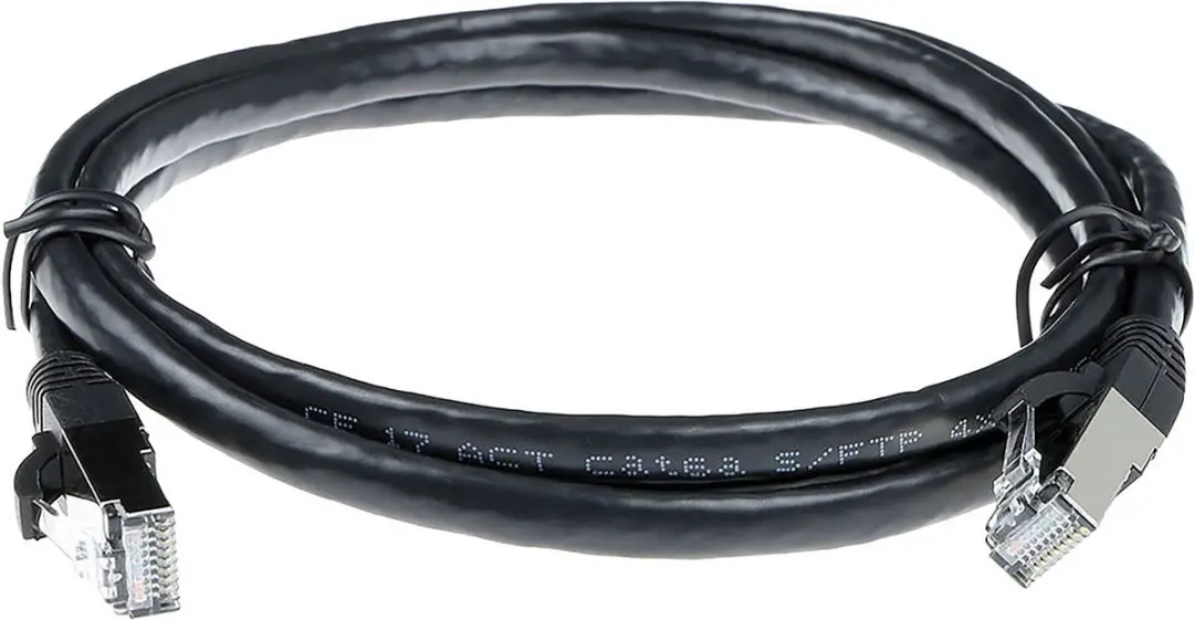 ACT Black SFTP CAT6A Patchkabel 30m - FB6930