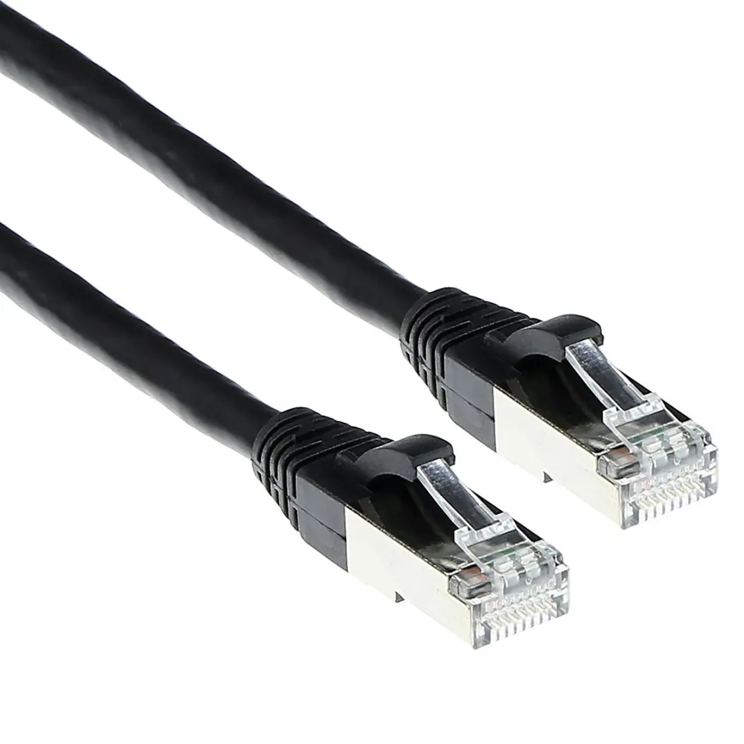 ACT Black SFTP CAT6A Patchkabel 30m