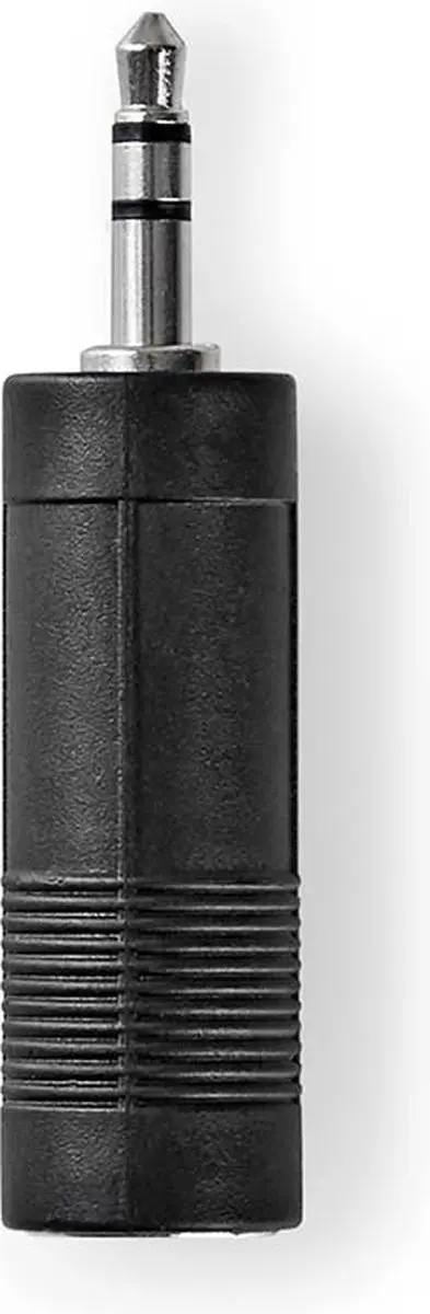 Nedis 3,5mm naar 6,35mm Stereo-Audioadapter - Zwart